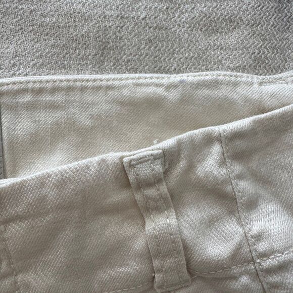 Anthropologie The Colette Cropped Wide-leg Pants by Maeve 32 Linen Edition - Picture 9 of 10